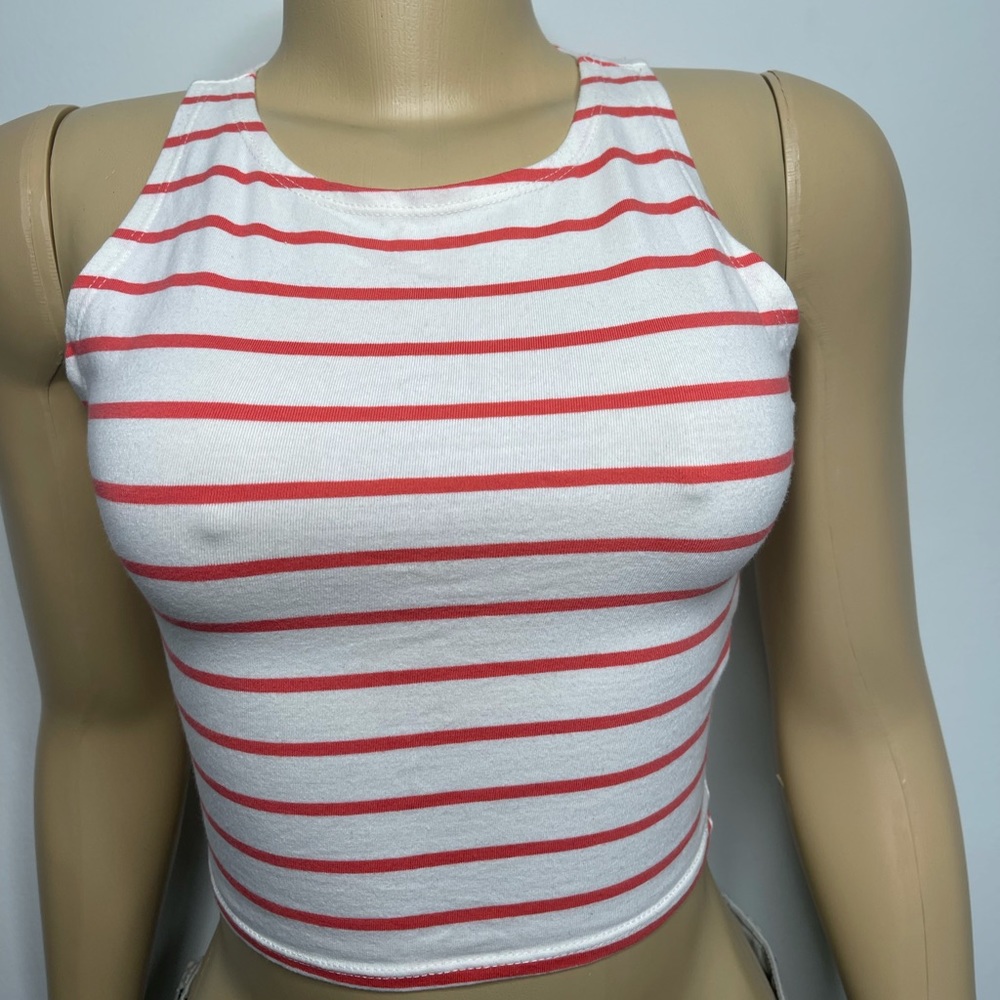 Forever21 Stripe Crop Top